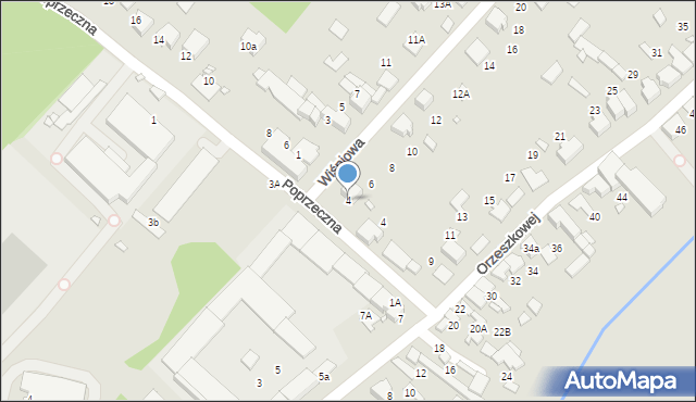 Kłobuck, Wiśniowa, 4, mapa Kłobuck