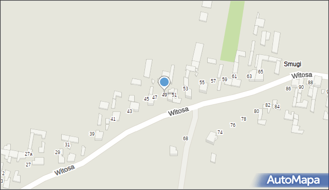 Kłobuck, Witosa Wincentego, 49, mapa Kłobuck