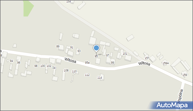 Kłobuck, Witosa Wincentego, 95, mapa Kłobuck