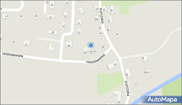 Kłodzko, Wielisławska, 2, mapa Kłodzka