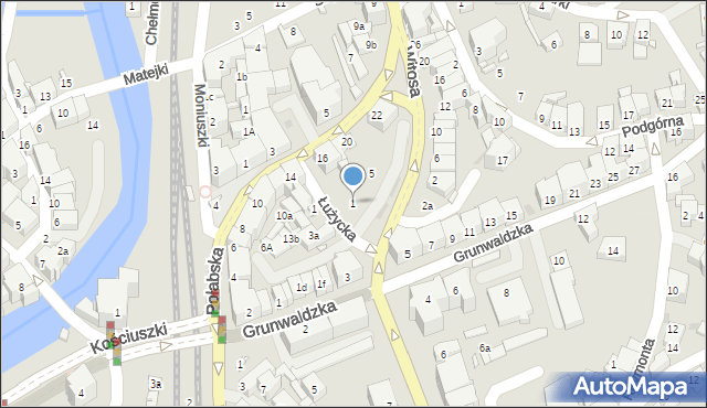 Kłodzko, Witosa Wincentego, 1, mapa Kłodzka