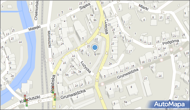 Kłodzko, Witosa Wincentego, 5, mapa Kłodzka