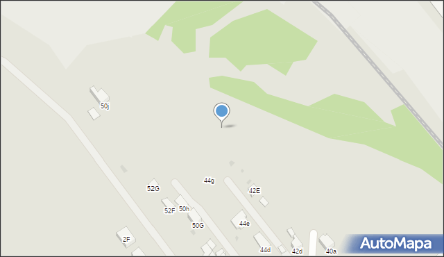 Knurów, Wilsona Thomasa Woodrowa, 40e, mapa Knurów