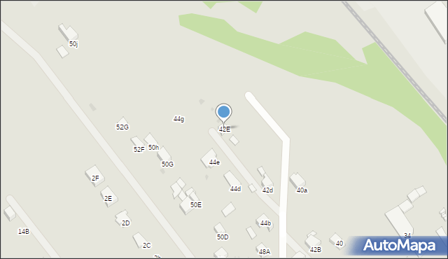 Knurów, Wilsona Thomasa Woodrowa, 42E, mapa Knurów