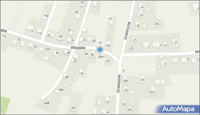 Kobielice, Wiejska, 100, mapa Kobielice