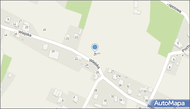 Kobielice, Wiejska, 25, mapa Kobielice