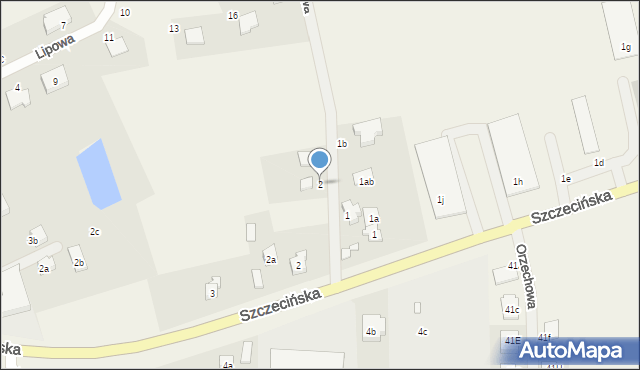 Kobylanka, Wiązowa, 2, mapa Kobylanka