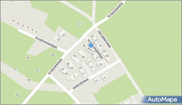 Kobyłka, Wierzbowa, 33, mapa Kobyłka