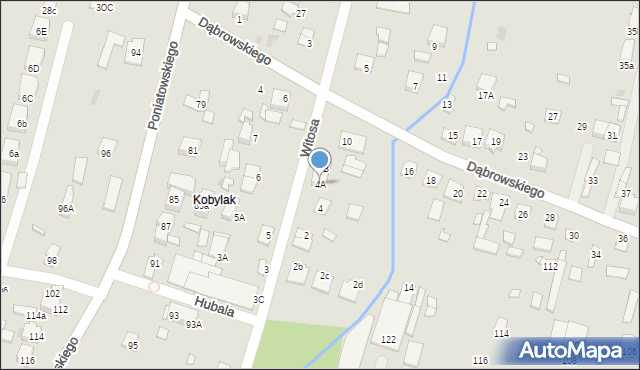 Kobyłka, Witosa Wincentego, 4A, mapa Kobyłka