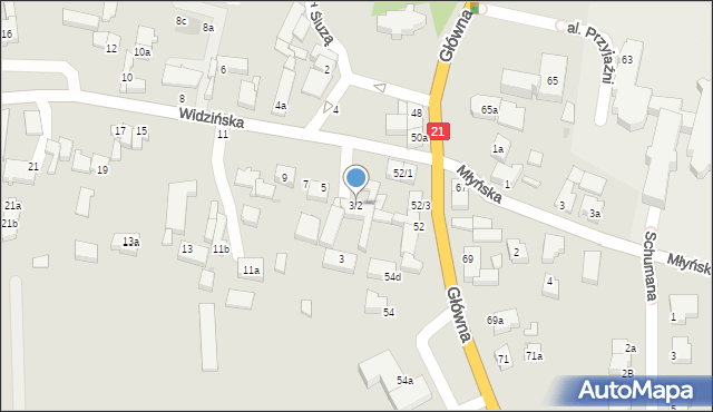 Kobylnica, Widzińska, 3/2, mapa Kobylnica