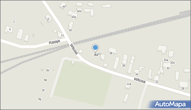 Kobylnica, Witosa Wincentego, 38a, mapa Kobylnica