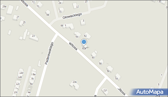 Kobylnica, Witosa Wincentego, 62a, mapa Kobylnica