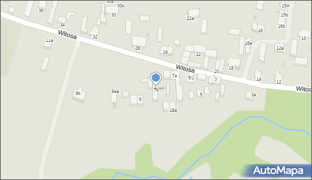 Kobylnica, Witosa Wincentego, 7c, mapa Kobylnica