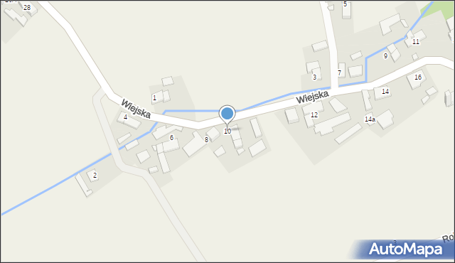 Kobylno, Wiejska, 10, mapa Kobylno