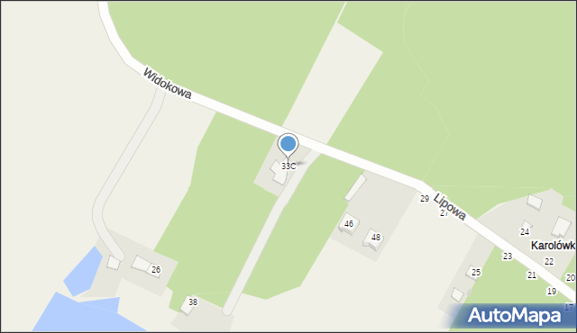 Kocerany, Widokowa, 30, mapa Kocerany