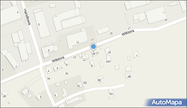 Kolbuszowa Górna, Wiktora Jana, 16, mapa Kolbuszowa Górna