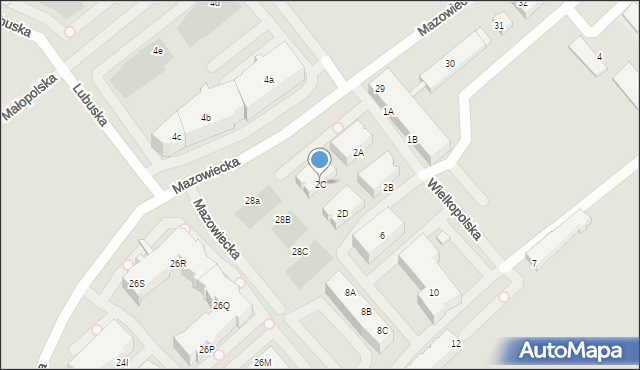 Kołobrzeg, Wielkopolska, 2C, mapa Kołobrzegu