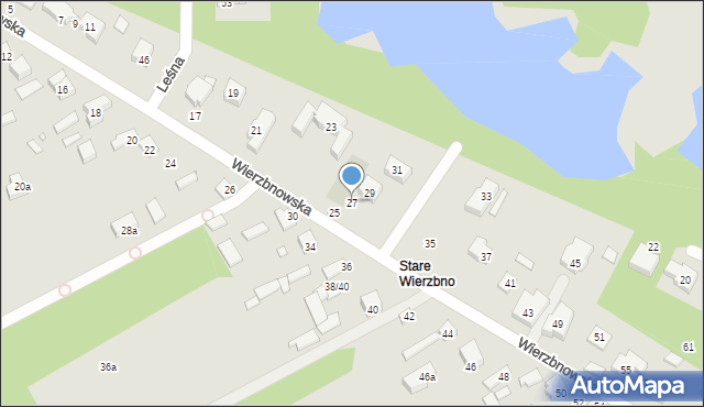 Konstancin-Jeziorna, Wierzbnowska, 27, mapa Konstancin-Jeziorna
