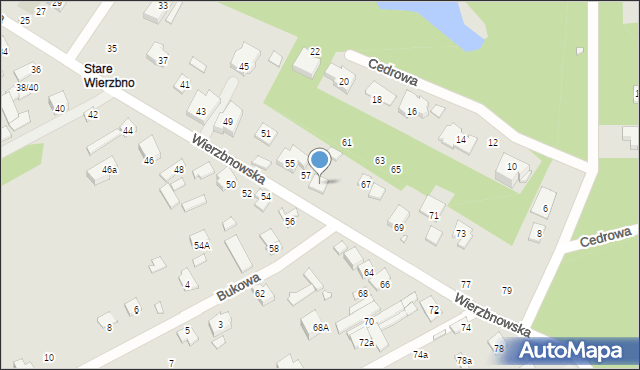 Konstancin-Jeziorna, Wierzbnowska, 59, mapa Konstancin-Jeziorna