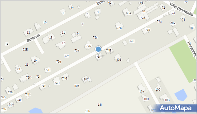 Konstancin-Jeziorna, Wierzbnowska, 74F, mapa Konstancin-Jeziorna