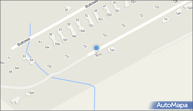 Konstancin-Jeziorna, Wierzbnowska, 74x, mapa Konstancin-Jeziorna