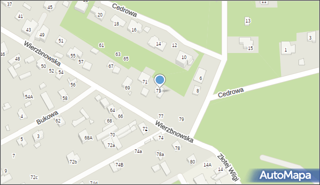 Konstancin-Jeziorna, Wierzbnowska, 75, mapa Konstancin-Jeziorna