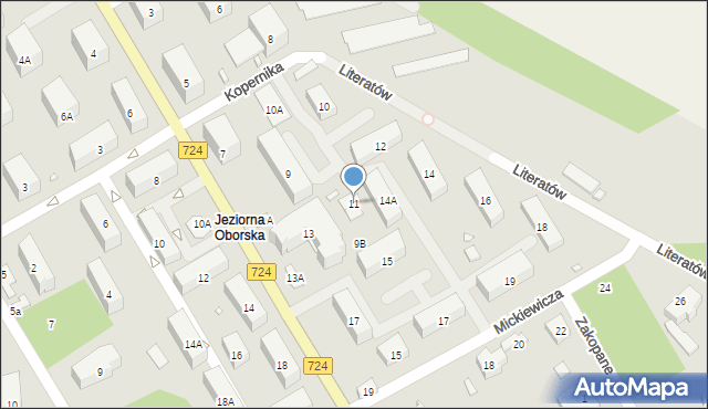 Konstancin-Jeziorna, Wilanowska, 11, mapa Konstancin-Jeziorna