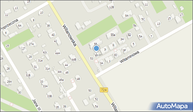 Konstancin-Jeziorna, Wilanowska, 57, mapa Konstancin-Jeziorna