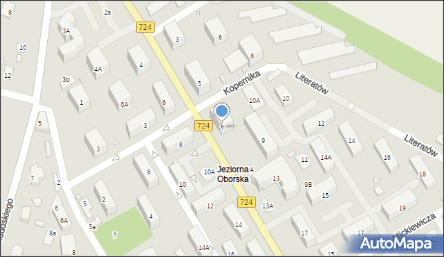 Konstancin-Jeziorna, Wilanowska, 7, mapa Konstancin-Jeziorna