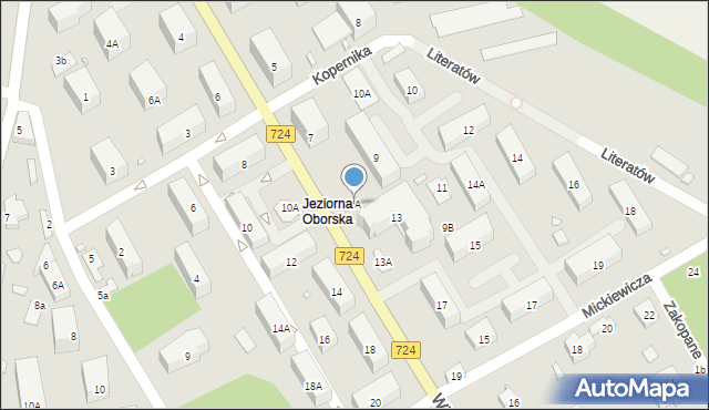 Konstancin-Jeziorna, Wilanowska, 9A, mapa Konstancin-Jeziorna