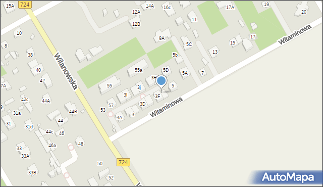 Konstancin-Jeziorna, Witaminowa, 3G, mapa Konstancin-Jeziorna