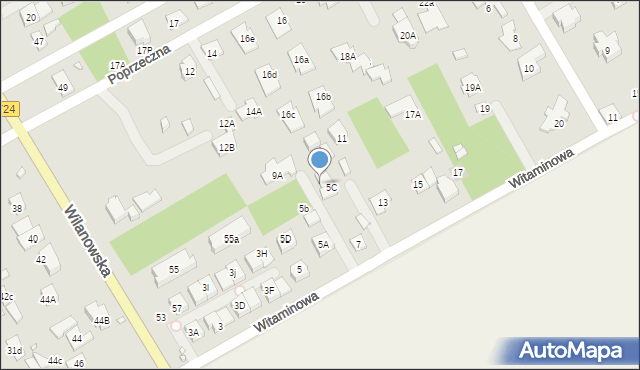 Konstancin-Jeziorna, Witaminowa, 9, mapa Konstancin-Jeziorna