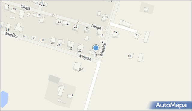 Korsze, Wiejska, 18, mapa Korsze