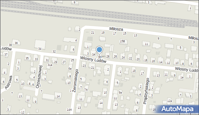 Kostrzyn, Wiosny Ludów, 30, mapa Kostrzyn