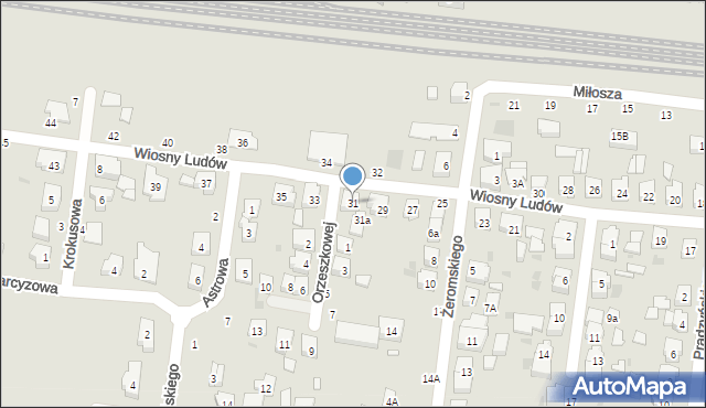 Kostrzyn, Wiosny Ludów, 31, mapa Kostrzyn