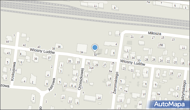 Kostrzyn, Wiosny Ludów, 32, mapa Kostrzyn