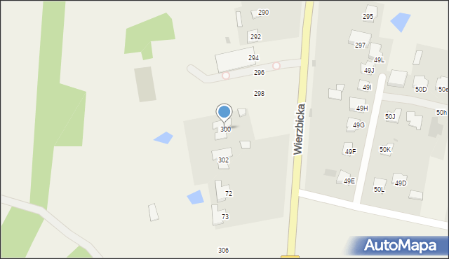 Kotarwice, Wierzbicka, 300, mapa Kotarwice