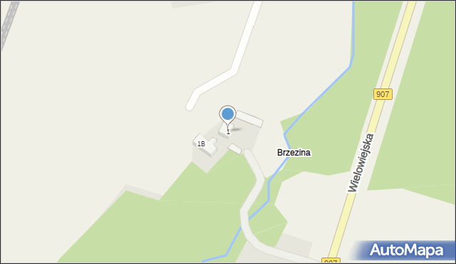 Kotliszowice, Wielowiejska, 1, mapa Kotliszowice