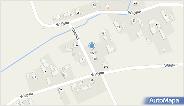 Kotulin, Wiejska, 10a, mapa Kotulin