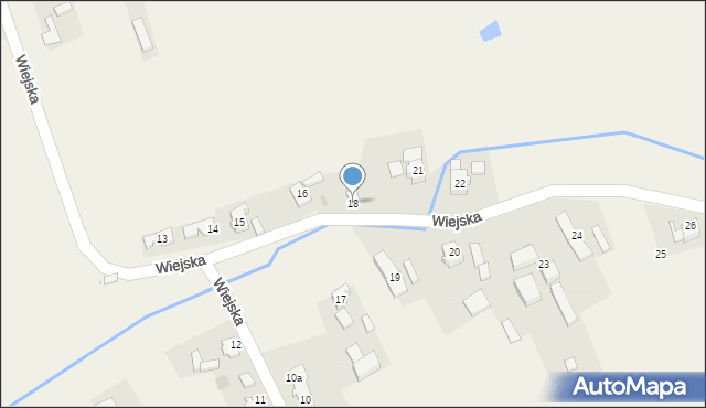 Kotulin, Wiejska, 18, mapa Kotulin