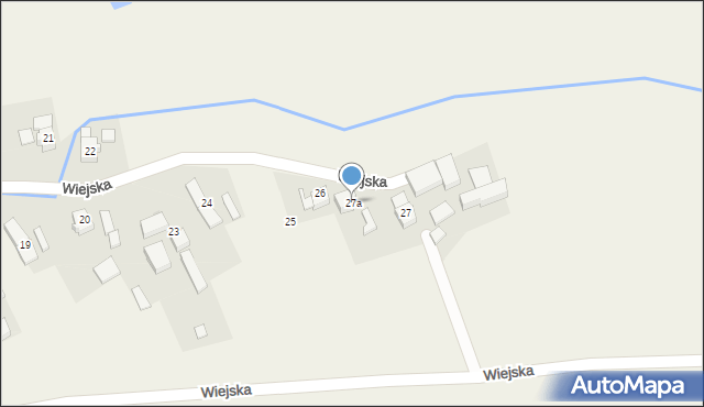 Kotulin, Wiejska, 27a, mapa Kotulin
