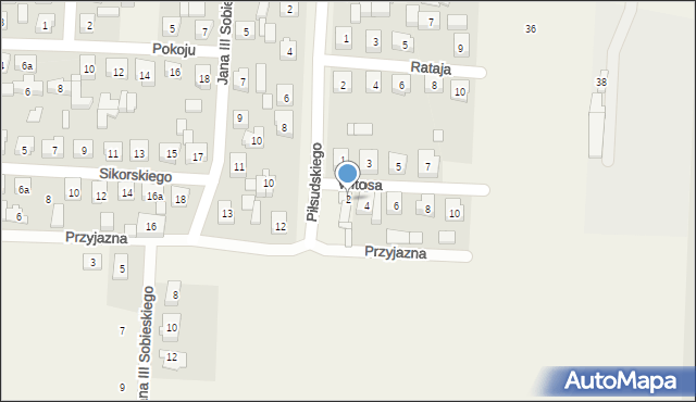 Kowalew, Witosa Wincentego, 2, mapa Kowalew