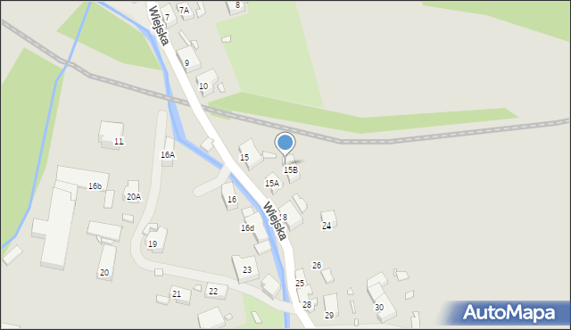 Kowary, Wiejska, 15C, mapa Kowary