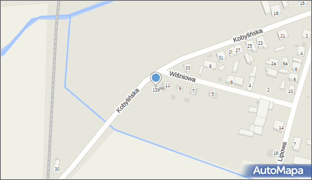 Koźmin Wielkopolski, Wiśniowa, 11b, mapa Koźmin Wielkopolski