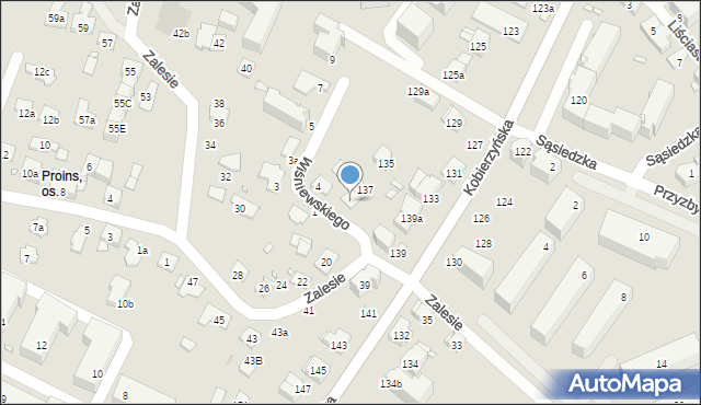 Kraków, Wiśniewskiego Jerzego, prof., 2, mapa Krakowa