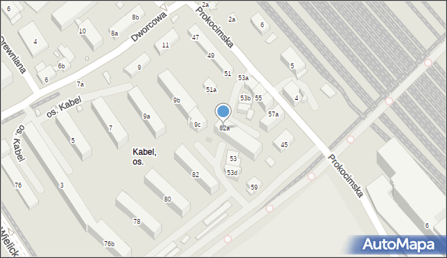 Kraków, Wielicka, 82a, mapa Krakowa