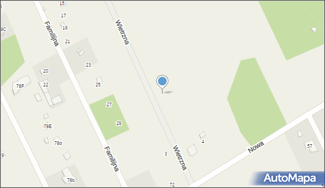 Krakowiany, Wietrzna, 10, mapa Krakowiany