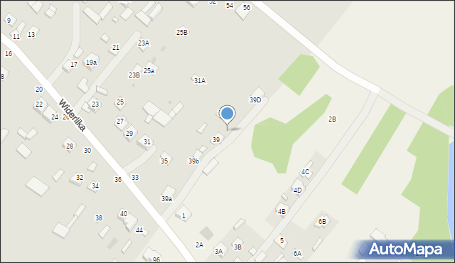 Kraśnik, Widerlika Józefa, 39c, mapa Kraśnik