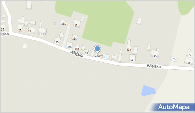 Krosno Odrzańskie, Wiejska, 41A, mapa Krosno Odrzańskie
