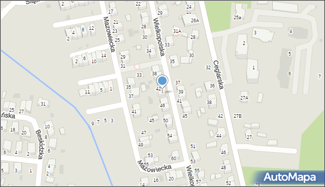 Krotoszyn, Wielkopolska, 44, mapa Krotoszyna